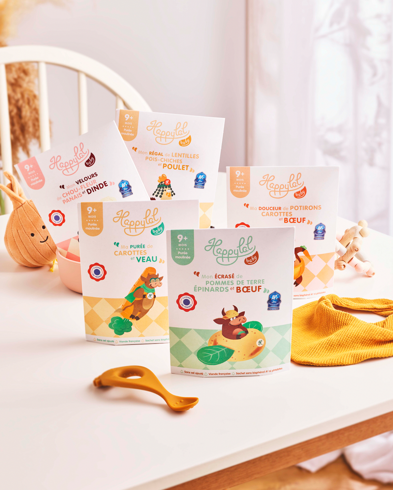 Dès 9 mois - Happylal Baby box (repas 190g)