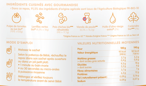 
                  
                    Dès 09 mois -  Mon régal de lentilles-pois chiche et poulet (10 x 190g)
                  
                