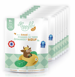 
                  
                    Dès 09 mois -  Mon écrasé de pommes de terre- épinards et bœuf (10 x 190g)
                  
                