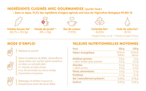 
                  
                    Dès 06 mois - Mon mouliné de patates douces et poulet (10 x 150g)
                  
                